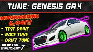 GT7 - Tune:  Hyundai Genesis Gr.4 - Gran Turismo 7 - 1.66