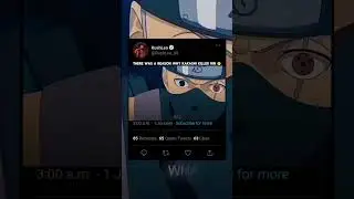 There was a reason why Kakashi killed rin 🙃
