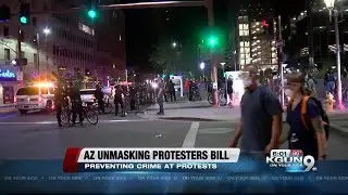 Arizona lawmaker working on bill to ban masks at protests