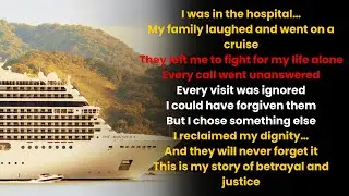 My Family Choose A Cruise Upon My Stroke, So I Erase Them From My Life!