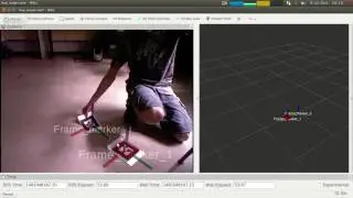 Tag detection with ar-track-alvar and dqrobotics