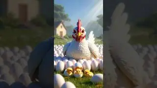 इन अंडों से निकली ज़िंदगी 😢 | Emotional Chicken Story | AI Cartoon