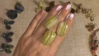 💫💫💫АММОНИТ, ФЛЮОРИТ, ЦИТРИН , ЯШМА  ...УКРАШЕНИЯ  ОТ  УРАЛЬСКОГО МАСТЕРА👍👍👍