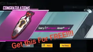 Cycle 1 rewards | Get Ivory Cyberwear howerboard for free | BGMI