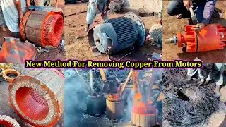 New Method For Removing Copper From Motors | Amazing Technique Pakistan