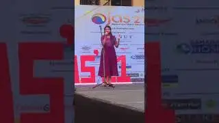 Live singing at jaipuria mangement Lucknow by Shambhavi pandey at Ojas 2021
