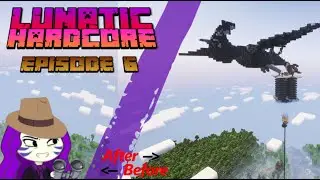 I build a Creeper Farm in Minecraft | Lunatic Hardcore Episode 6