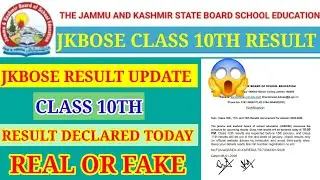 jkbose class 10th result 2025 || jkbose class 10th result result declared 2026