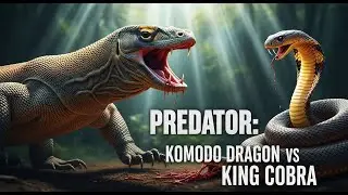 Epic Showdown: Predator: Komodo Dragon vs King Cobra - The Ultimate Reptile Clash!