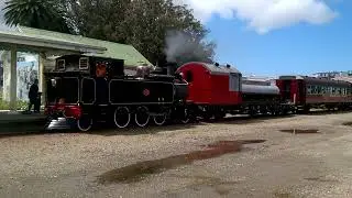 Gisborne NZ. Gisborne City Vintage  Railway. NZR Class Wa165 steam locomotive is the only one left.