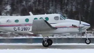 Beechcraft King Air 90 Takeoff