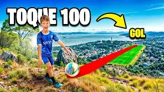 QUANTOS TOQUES NA BOLA AT&Eacute; CHEGAR NO GOL NA DIST&Acirc;NCIA M&Aacute;XIMA