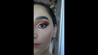 Summer sunset smokey eye