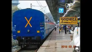 Moradabad Railway Station Clear Train Announcement | मुरादाबाद रेल स्टेशन का साफ ट्रेन अनाउंसमेंट।