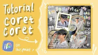 ⋆˚ tutorial coret-coret foto aesthetic ala pinterest di IbisPaint x ˚⋆