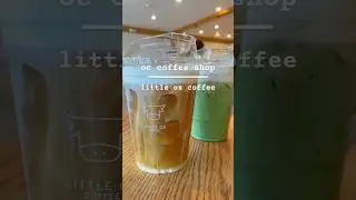 cute Orange County coffee shop! little ox coffee in Fullerton!