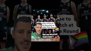 NBL Pride Round Controversy #basketball #nbl #reels #nzbreakers #sports #prideround
