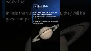 Saturn's Rings Are VANISHING... And You Need to Know Why 😱 #Astronomy