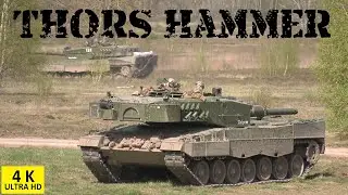 Thors Hammer! Leopard 2 A4NO MBT Forsvarets Telemark bataljon exercise in Germany H&aelig;ren Brigade Nord