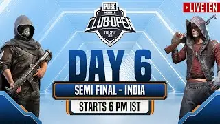 [EN] PMCO India Semi - Finals Day 6 | Fall Split | PUBG MOBILE CLUB OPEN 2020