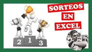 Cómo hacer SORTEOS 🎲 aleatorios en Excel con VARIOS GANADORES - Curso de Excel Intermedio