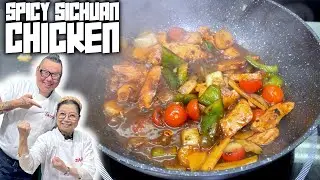 Chinese Takeaway Spicy Sichuan Chicken (Szechuan) 🌶🍗🔥