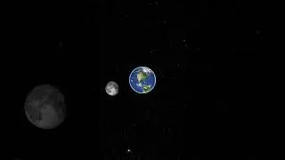 Moon orbiting Earth but it speeds up every few seconds