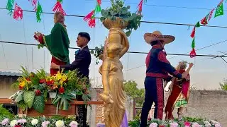 Visita de la comunidad de San Miguel Cuyutlan a San Lucas Evangelista. Fiestas Patronales 2024