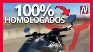 100% Homologados y se ve muy bien con ellos! Espejos retrovisores de manillar Sw Motech //Nilmoto