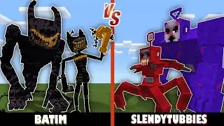 Beast & Bendy Ink Demon vs. Slendytubbies | Minecraft (WHO WILL PREVAIL?)