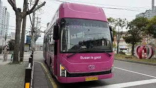 [친절기사님] 부산1001번 25년식 수소유니버스신차(2853) 주행영상 (신도색)