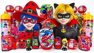 Miraculous Ladybug Toys Collection ASMR Unboxing Review | Mystery Cat Noir & Ladybug Surprise Boxes