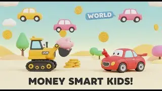 🚗💰 &ldquo;Money Smart Kids: JCB & Red Car Learn to Save, Spend & Share! | Kids Learning&rdquo;