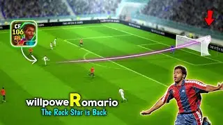 Willpower is Goated Here 🥵🔥 New Epic Phenomenal Finishing x Willpower Romario Review in eFootball 26