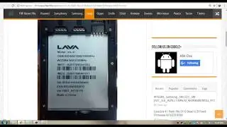 Lava Iris 41 Flash File Firmware S119  100% Tested