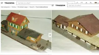2st Kibri stationshus  - Billigt p&aring; tradera