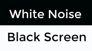 White Noise Black Screen | Pure, Continuous Noise to Create a Stress-Free Relaxing Environment