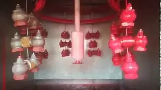 Rotary Disc Atomizer Painting, Automatic Electrostatic Spray Coating System