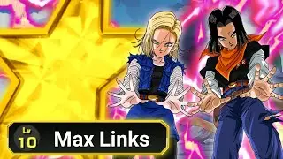 TEQ ANDROID 17 AND 18 MAX LINKS SHOWCASE ( 55% ) 🔥 // #dokkan
