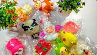 Asmr squishy💕squishy in magic water💦and funny bubbles🫧