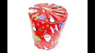 Circle Gift Wrap Challenge - Rob Wraps the Hardest Present with Paper