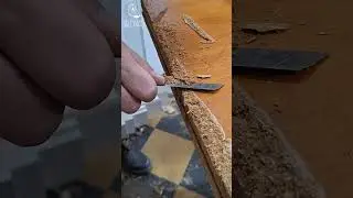Reparaci&oacute;n de puerta placa 1ra parte #woodwork #wood #carpintero #reparacion #madera #furniture