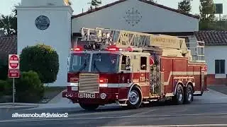 Orange County Fire Authority **NEW** Truck 59 RESPONDING