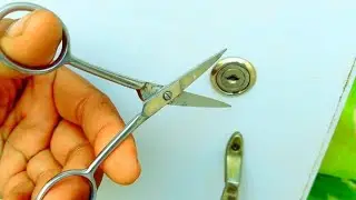 How To Lock & Unlock Cupboard Lock With Scissors ✅ lock tips 