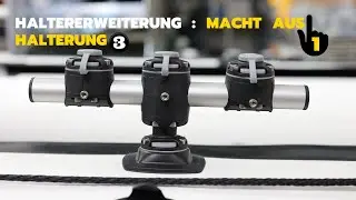 Damit kannst Du mehrere Artikel an nur eine Halterung befestigen. Gm350-3 von Borika Fasten.