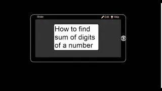 Sum of Digits in C | Digits Sum in C