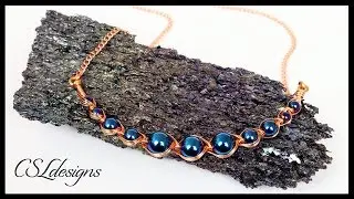 Egyptian style wirework necklace