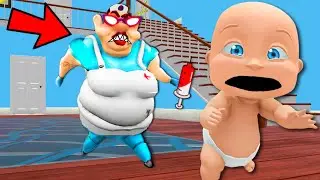 Малыш сбегает от ЗЛОЙ МЕДСЕСТРЫ!