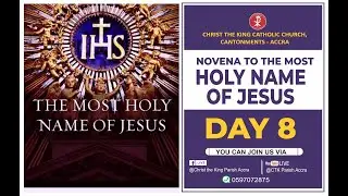 NOVENA TO THE MOST HOLY NAME OF JESUS - DAY 8 (10/01/26)