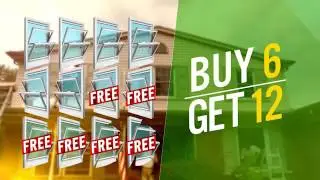 Every 2nd Window Free! 4 Years Interest Free Financing!